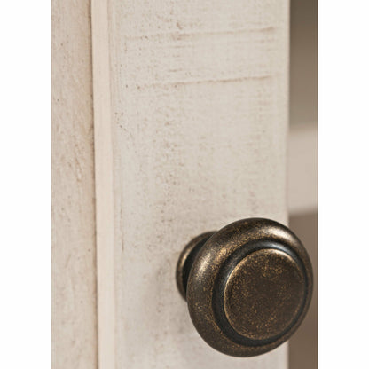 Madison County Counter Table With Storage Base WITH 6 Ladderback Counter Stools - Chapin Furniture