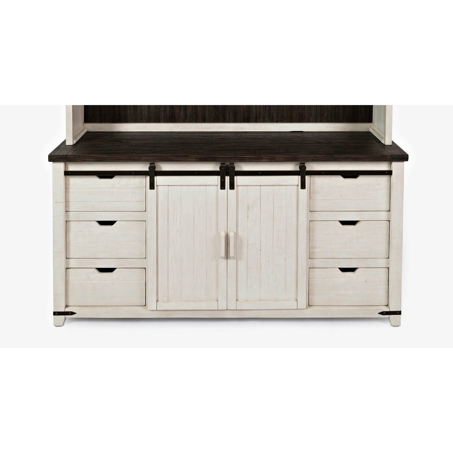 Madison County Barn Door Server With Option of Hutch- Multiple Color Options - Chapin Furniture