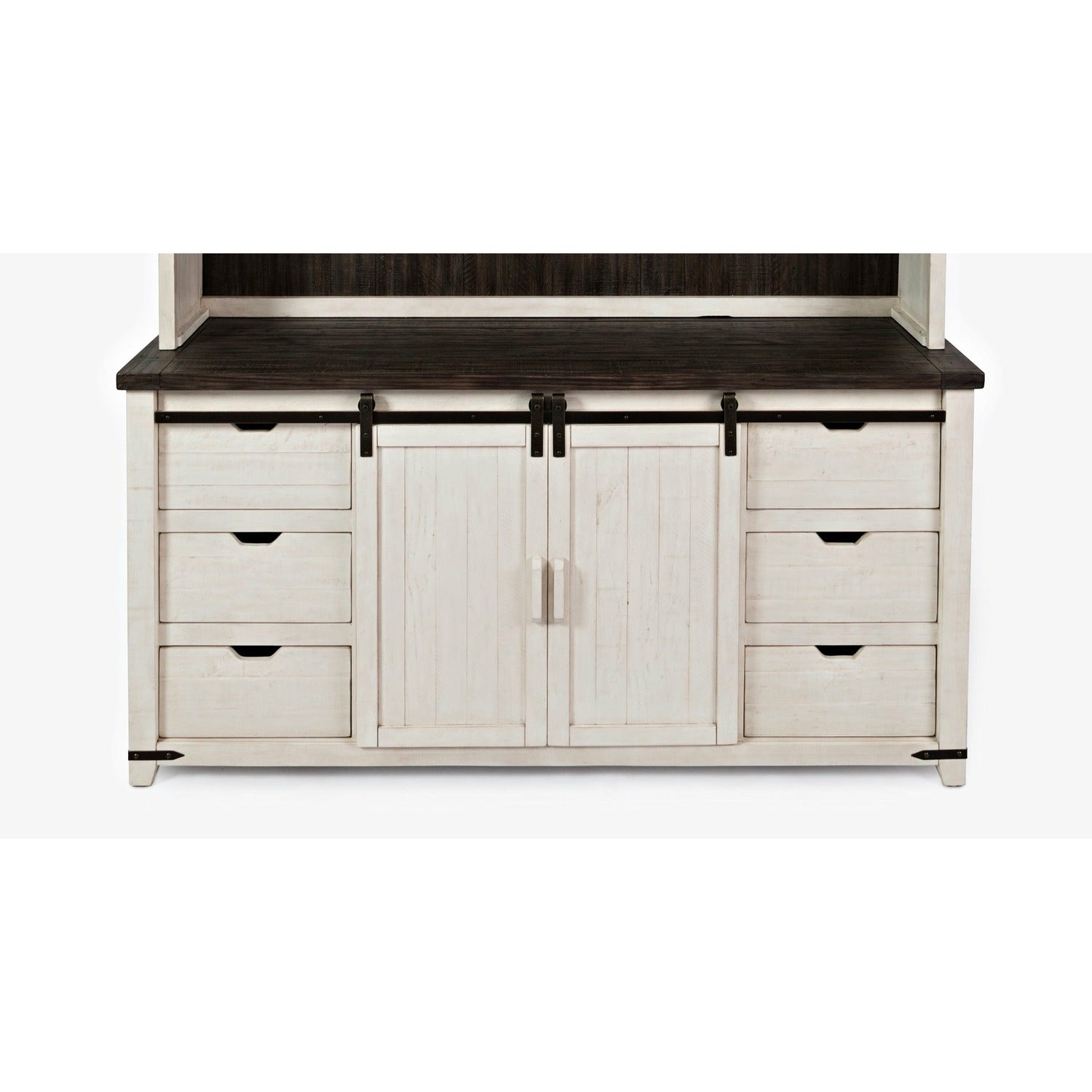Madison County Barn Door Server With Option of Hutch- Multiple Color Options - Chapin Furniture