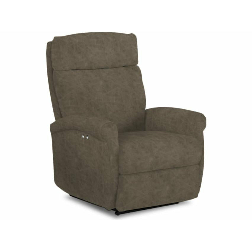 Codie Power Rocker Recliner- Grey Leather - Chapin Furniture