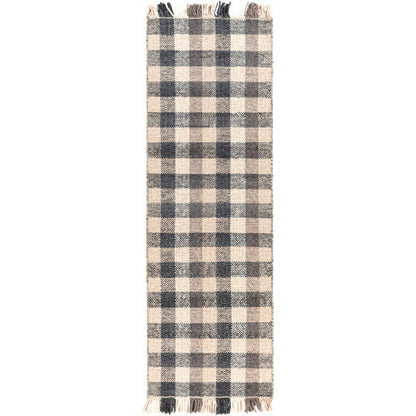 Reliance Charcoal Plaid Rug - Chapin Furniture