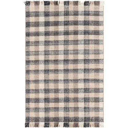 Reliance Charcoal Plaid Rug - Chapin Furniture