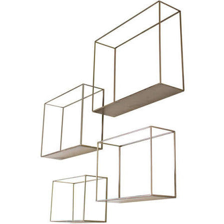 Set of 4 Metal Shelves - Chapin Furniture