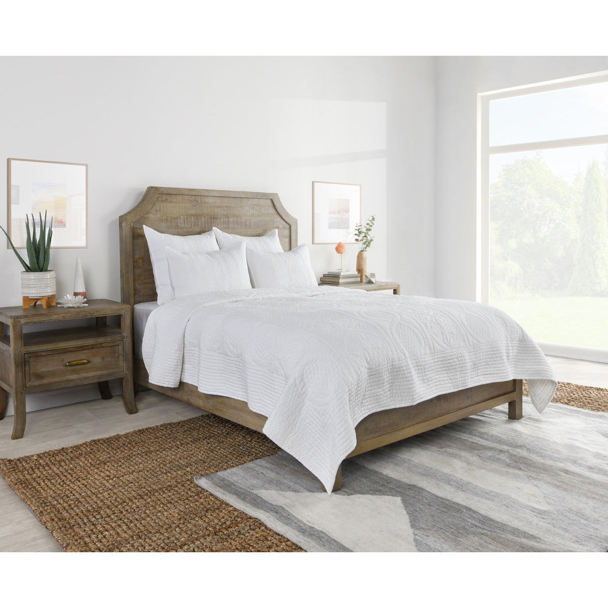 Anessa White Quilt Set - Chapin Furniture