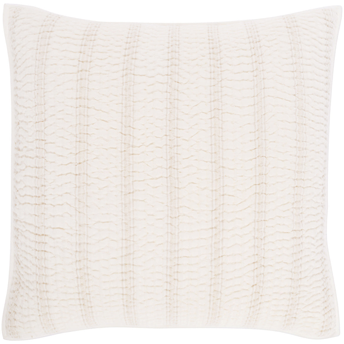 Abram Eggshell Cotton Linen Quilt Set - Chapin Furniture