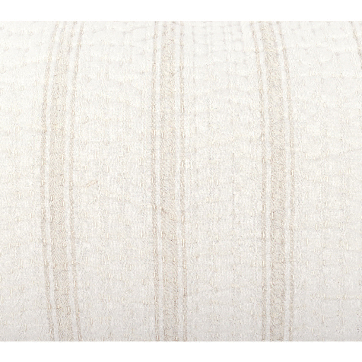 Abram Eggshell Cotton Linen Quilt Set - Chapin Furniture