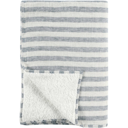 TC Cyprus Ivory/Blue Throw - Chapin Furniture