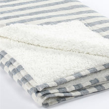 TC Cyprus Ivory/Blue Throw - Chapin Furniture