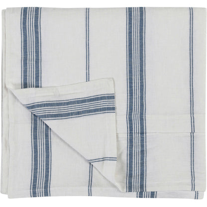 Jayson Blue Stripe Linen Cashmere 3 Piece Duvet Set - Chapin Furniture