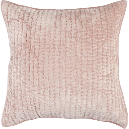 Bari Velvet Bliss Pink Quilt Set - Chapin Furniture