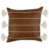 Ezekiel Vegan Leather Brown 18x18 Pillow- Set of 2 - Chapin Furniture