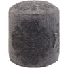 Wedgemore Black Pouf - Chapin Furniture