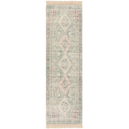 Zainab Sage and Dark Green Rug - Chapin Furniture