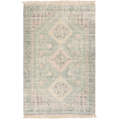 Zainab Sage and Dark Green Rug - Chapin Furniture